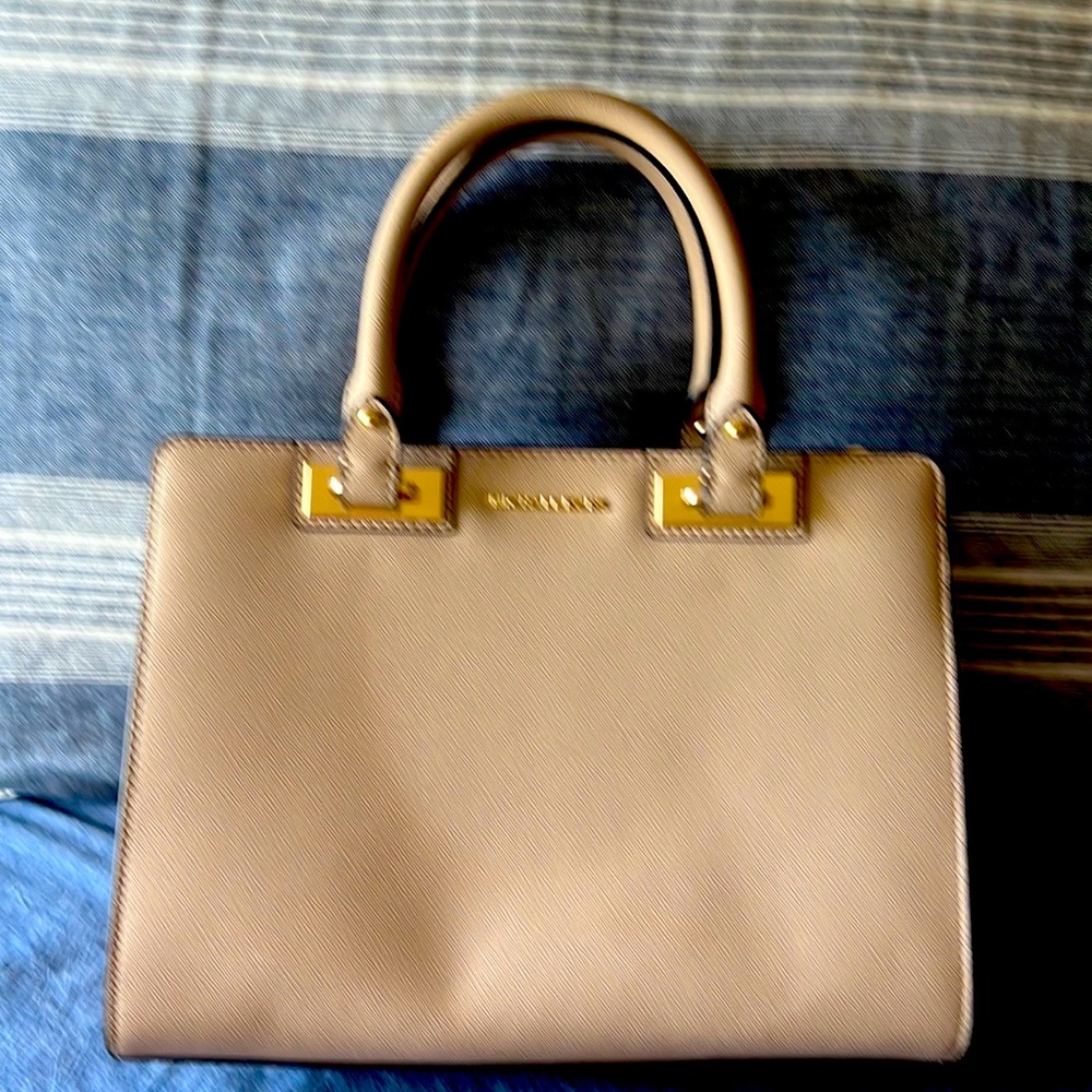 MICHAEL KORS Beige Tote with Shoulder Strap